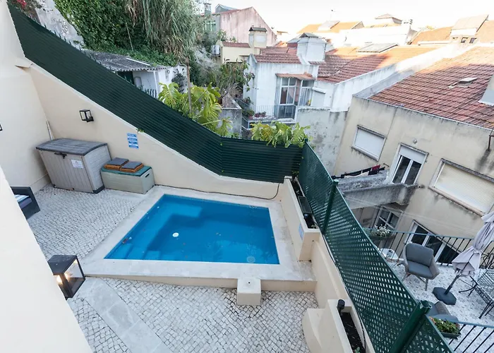 Flh Graca Charming Duplex With Small Pool アパート リスボン